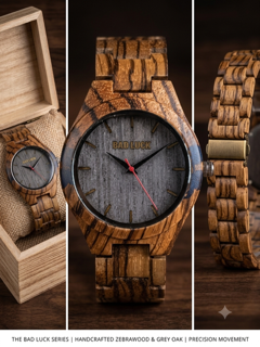 T164-4 Zebrawood Grey Oak