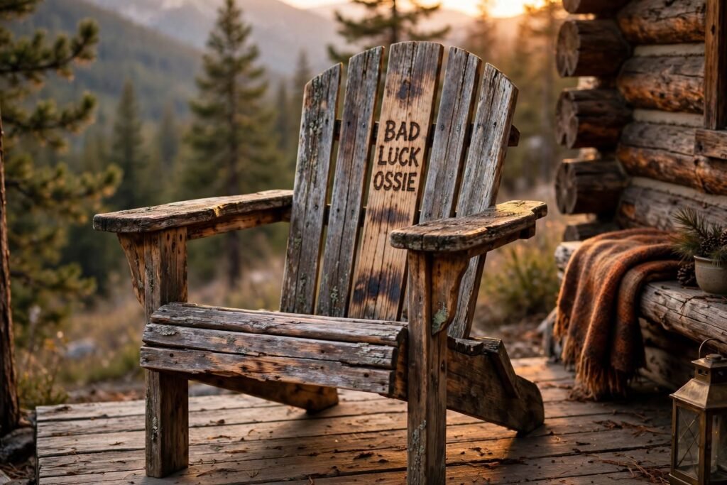 Bad Luck Ossie Adirondack Chair Plan